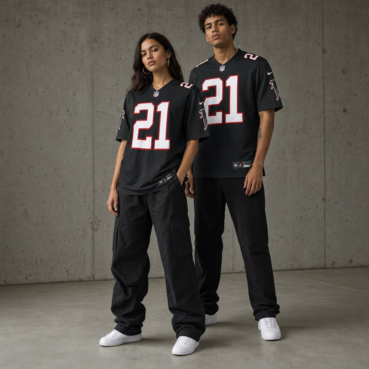 Atlanta Falcons Deion Sanders Alternate Game Jersey - 3