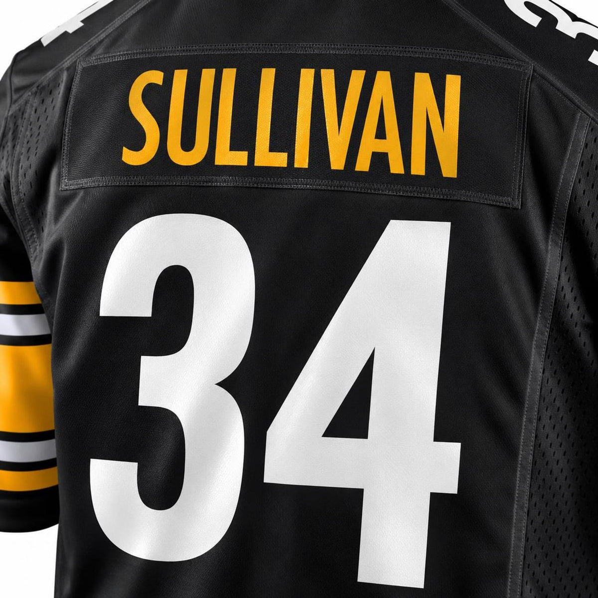 Men's Pittsburgh Steelers Chandon Sullivan Black Game Jersey JS5861 - 5