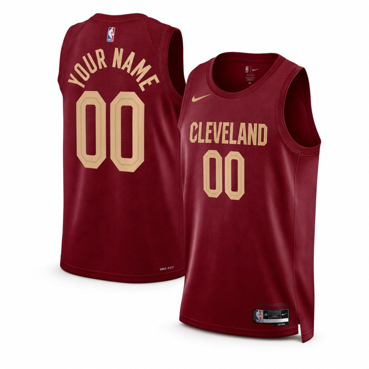 Cleveland Cavaliers Polyester Swingman Customized Icon Jersey - 1