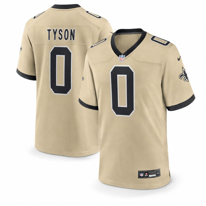 New Orleans Saints Jordyn Tyson Gold Game Jersey