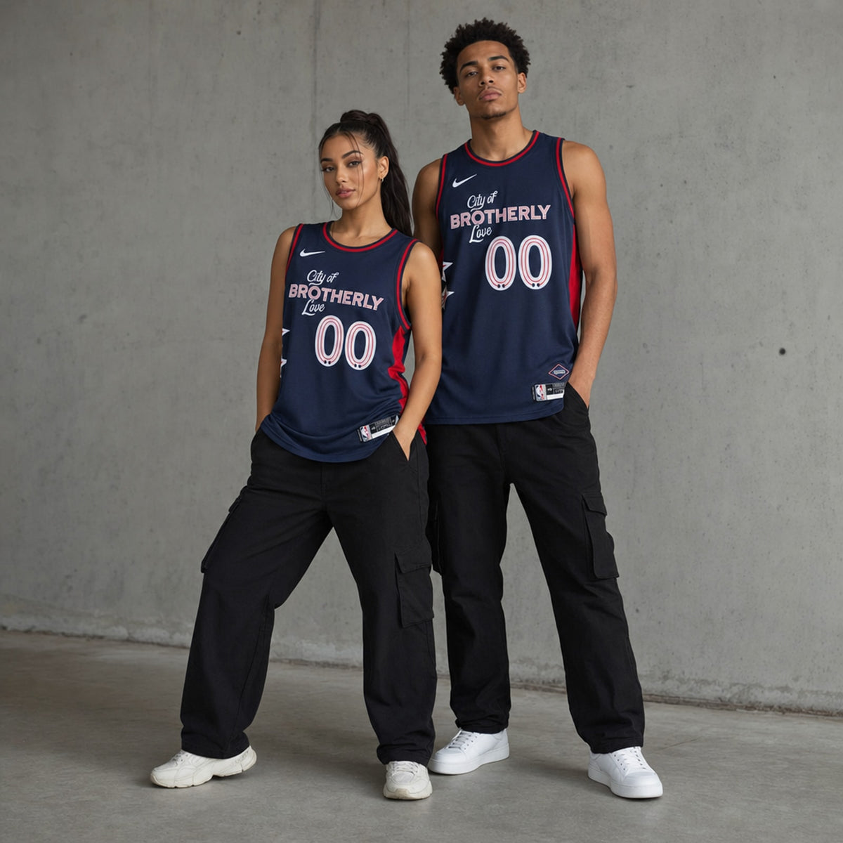 Philadelphia 76ers Unisex City Edition Custom Swingman Jersey - 3