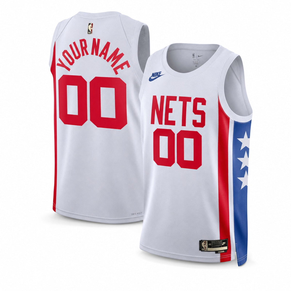 Brooklyn Nets Polyester Customized Classic Jersey - 1