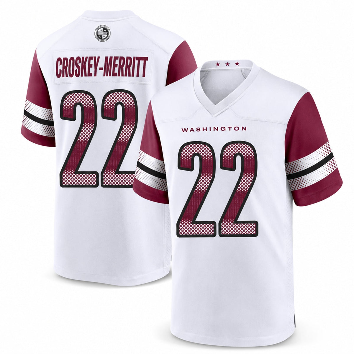 Washington Commanders Jacory Croskey-Merritt Limited Home Jersey - 1