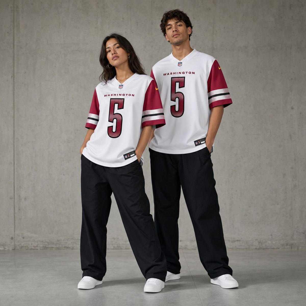Jayden Daniels Washington Commanders Stitched Jersey - 3
