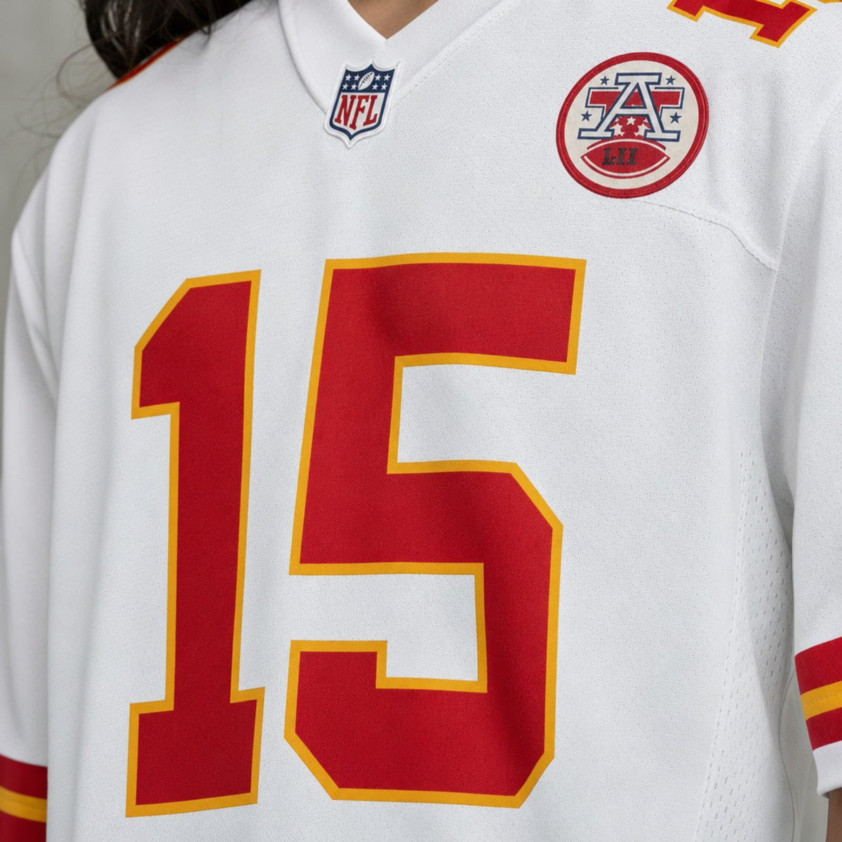 Kansas City Chiefs Patrick Mahomes White Game Jersey - 4