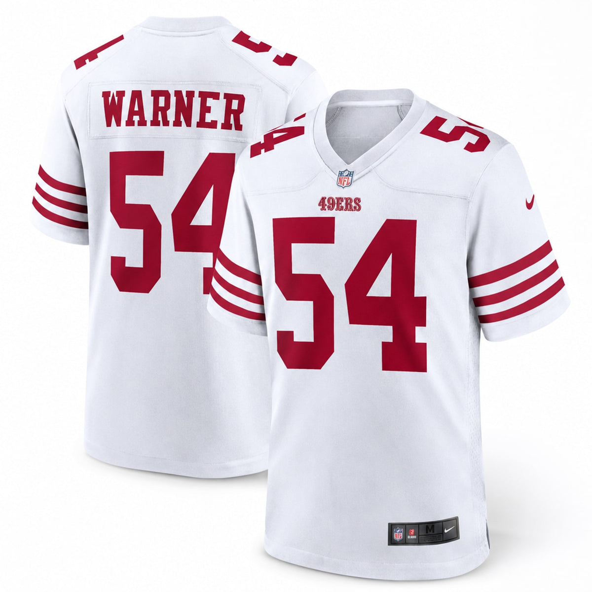 Fred Warner San Francisco 49ers Game Jersey - 1