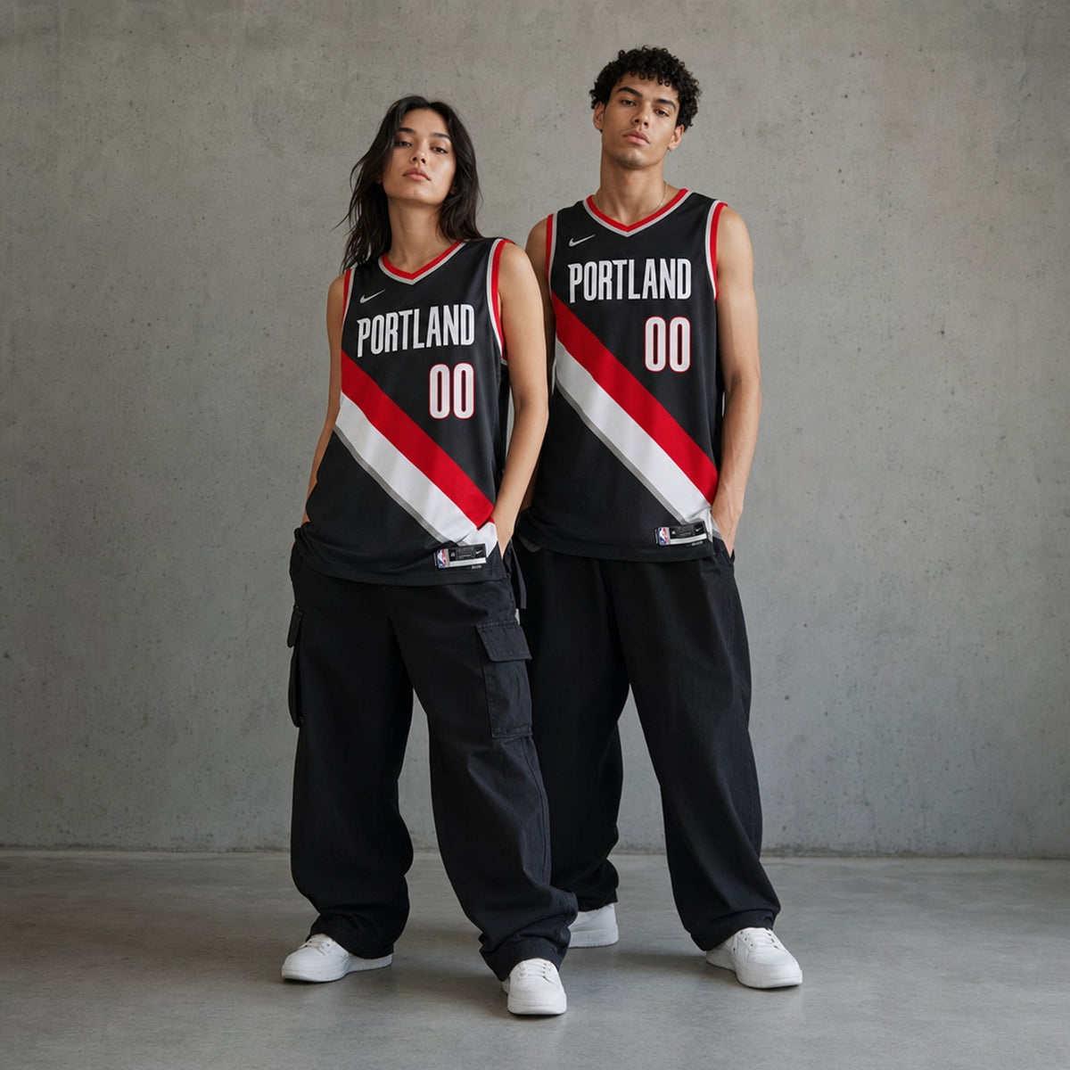 Portland Trail Blazers Custom Icon Swingman Jersey - 3