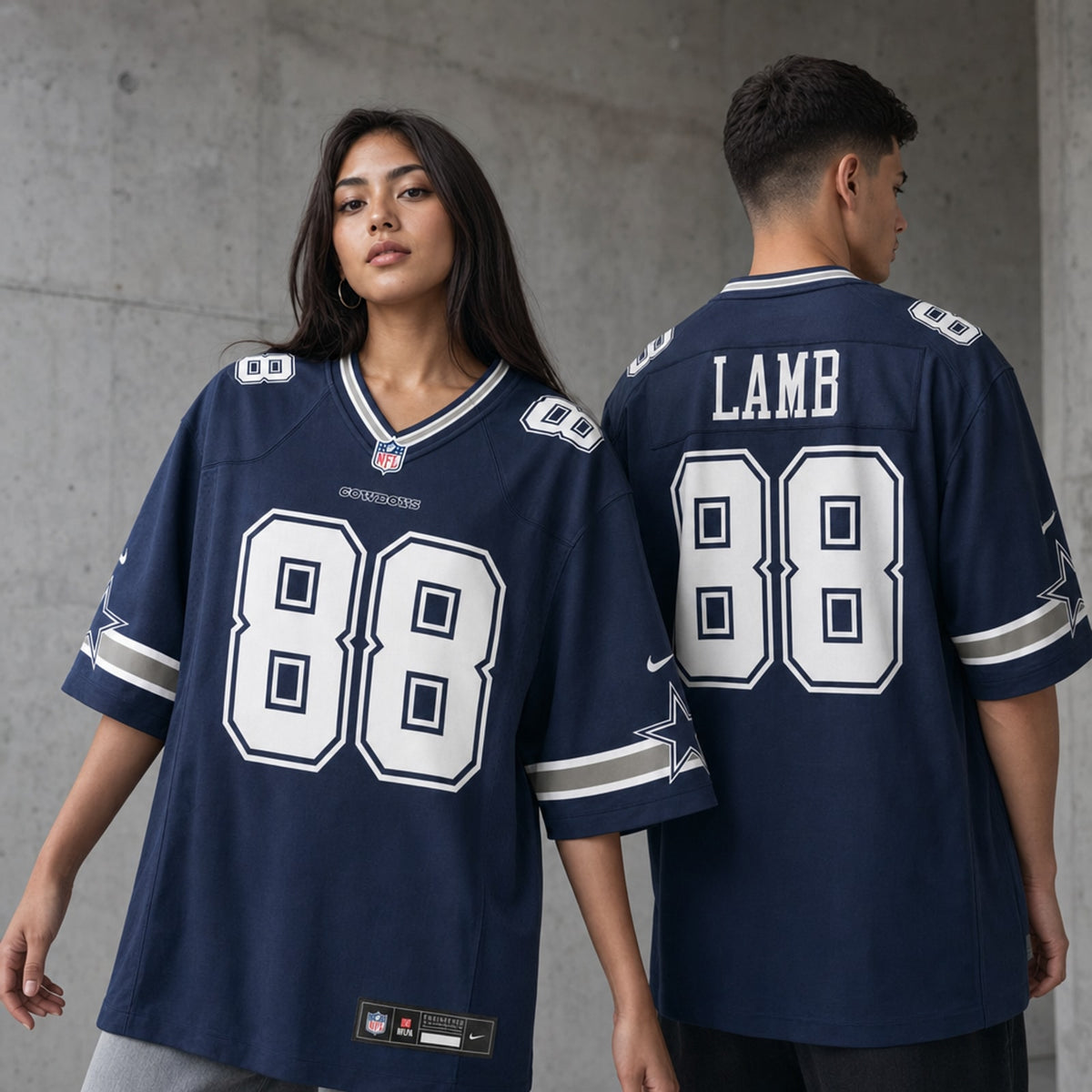 Dallas Cowboys CeeDee Lamb Navy Game Jersey - 2