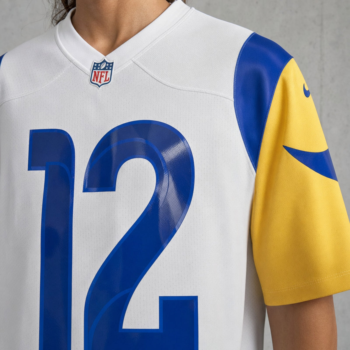 Los Angeles Rams Puka Nacua White Game Jersey - 4