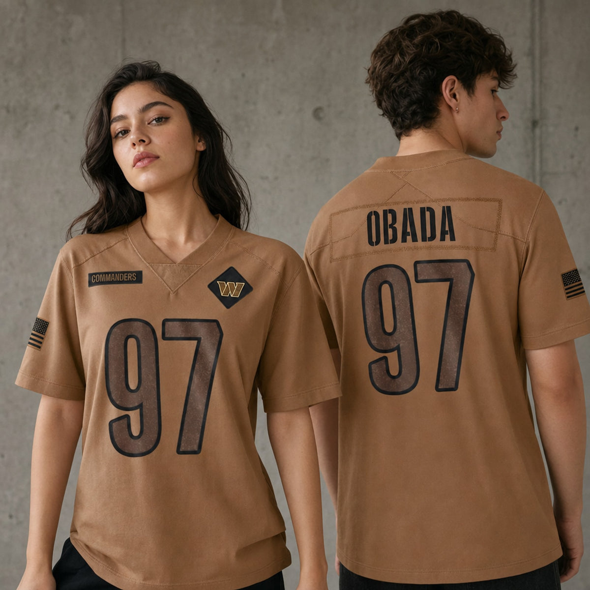 W.Commanders Efe Obada Salute To Service Limited Jersey - 2