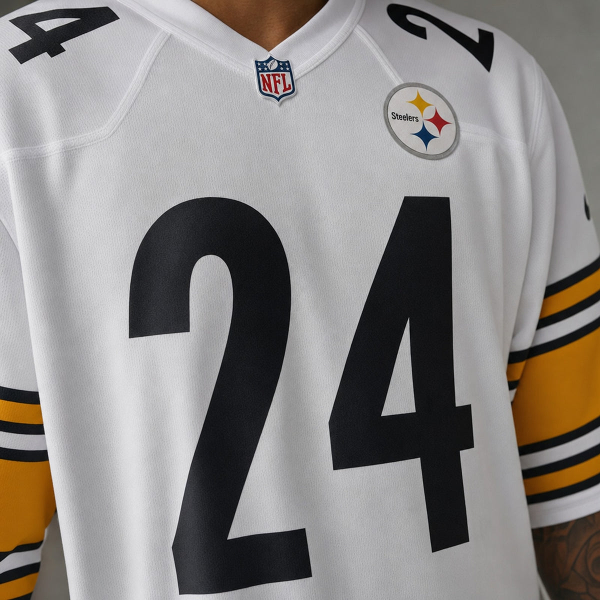 Pittsburgh Steelers Joey Porter Jr. Game Jersey - 4