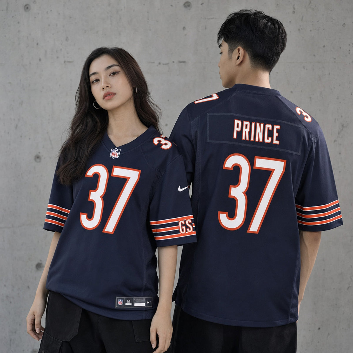 Chicago Bears Deantre Prince Game Jersey Loose Fit - 2
