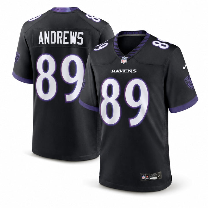 Baltimore Ravens Mark Andrews Black Alternate Game Jersey