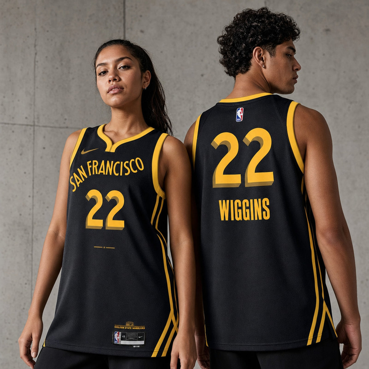 Golden State Warriors Andrew Wiggins City Edition Swingman Jersey - 2