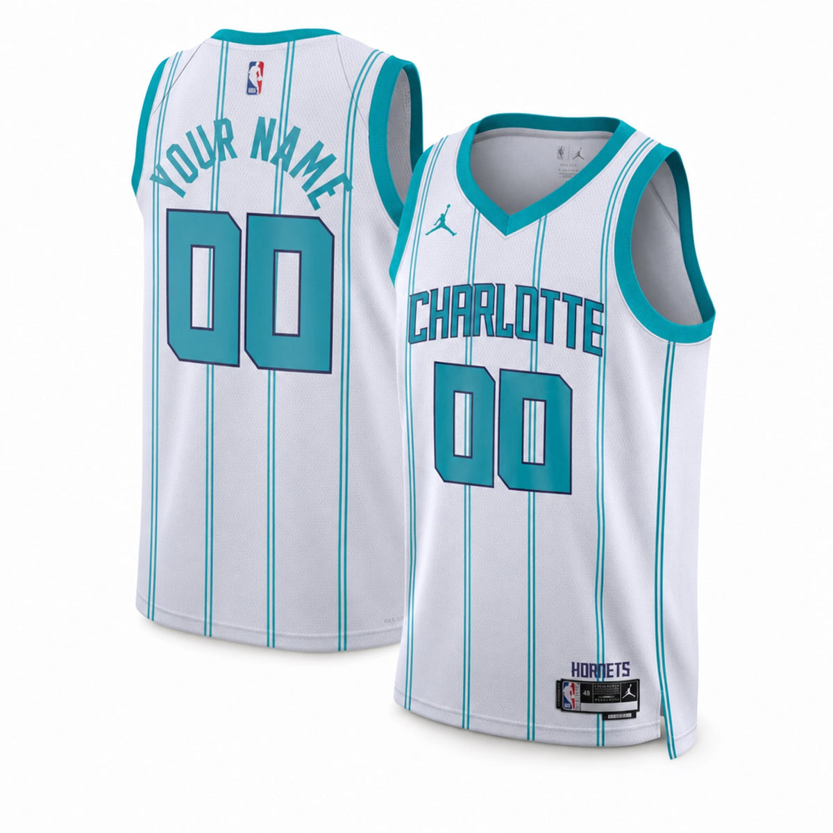Charlotte Hornets Customized Association Swingman Jersey - 1