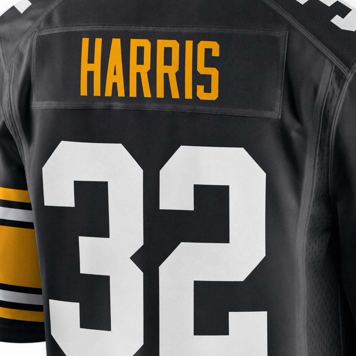 Men's Pittsburgh Steelers Franco Harris Black Alternate Retired Player Jersey JS6410 - 5