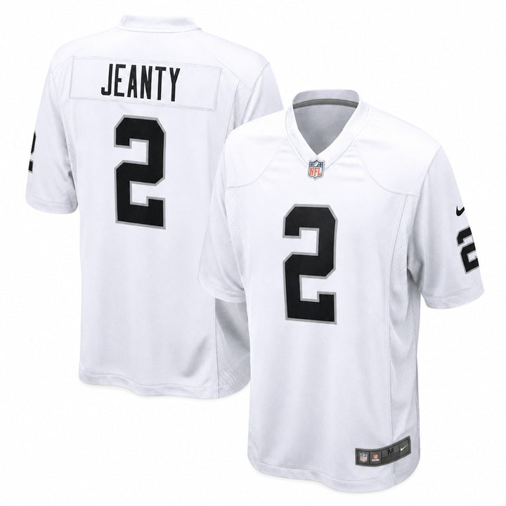 Las Vegas Raiders Ashton Jeanty White Game Jersey