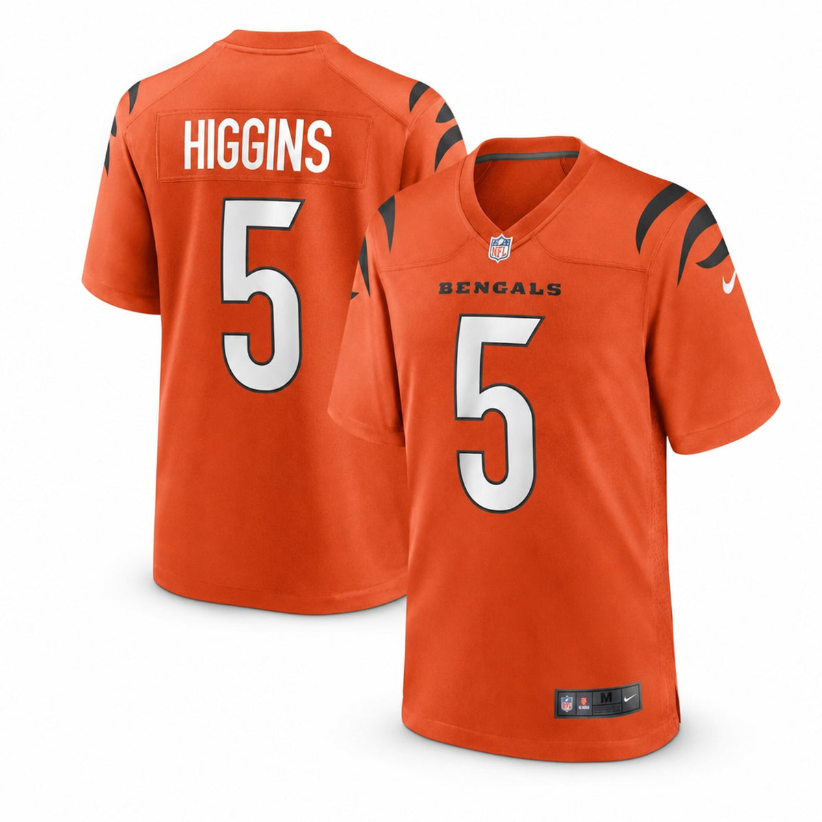 Cincinnati Bengals Tee Higgins Polyester Game Jersey - 1