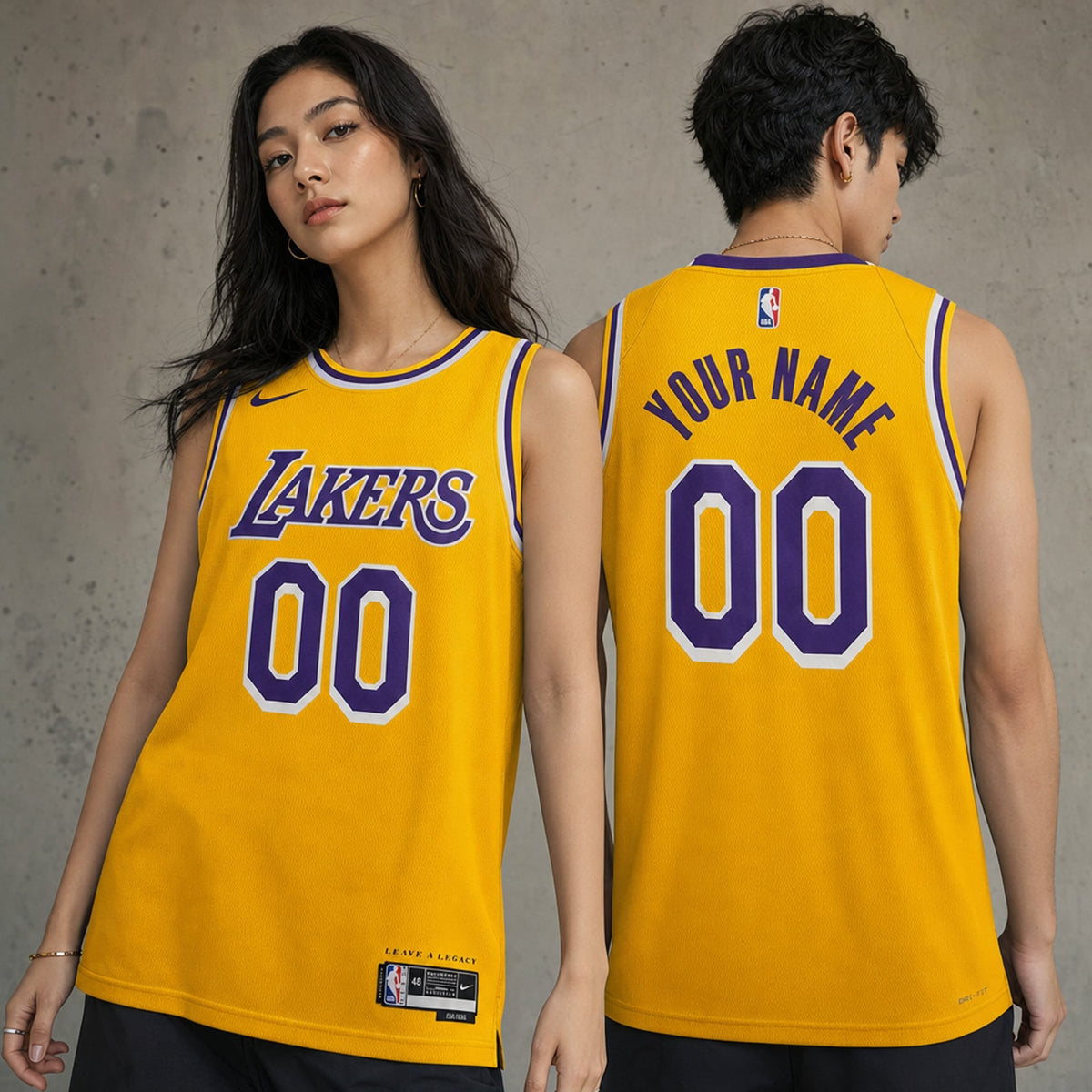 Los Angeles Lakers Unisex 2023 Swingman Custom Icon Jersey - 2