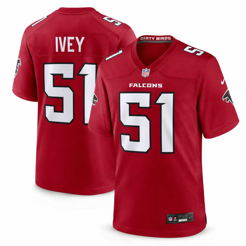 Atlanta Falcons Jared Ivey Game Jersey - 1