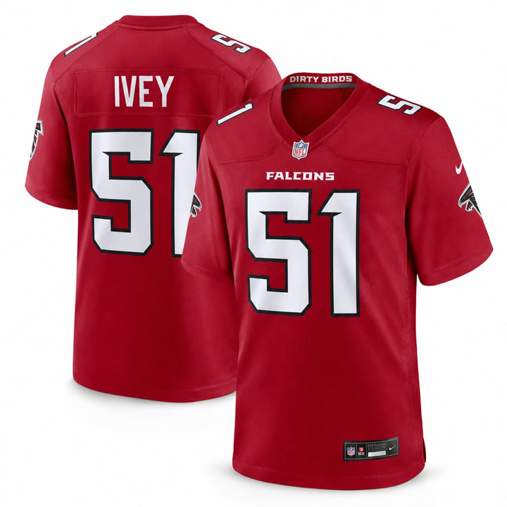 Atlanta Falcons Jared Ivey Game Jersey