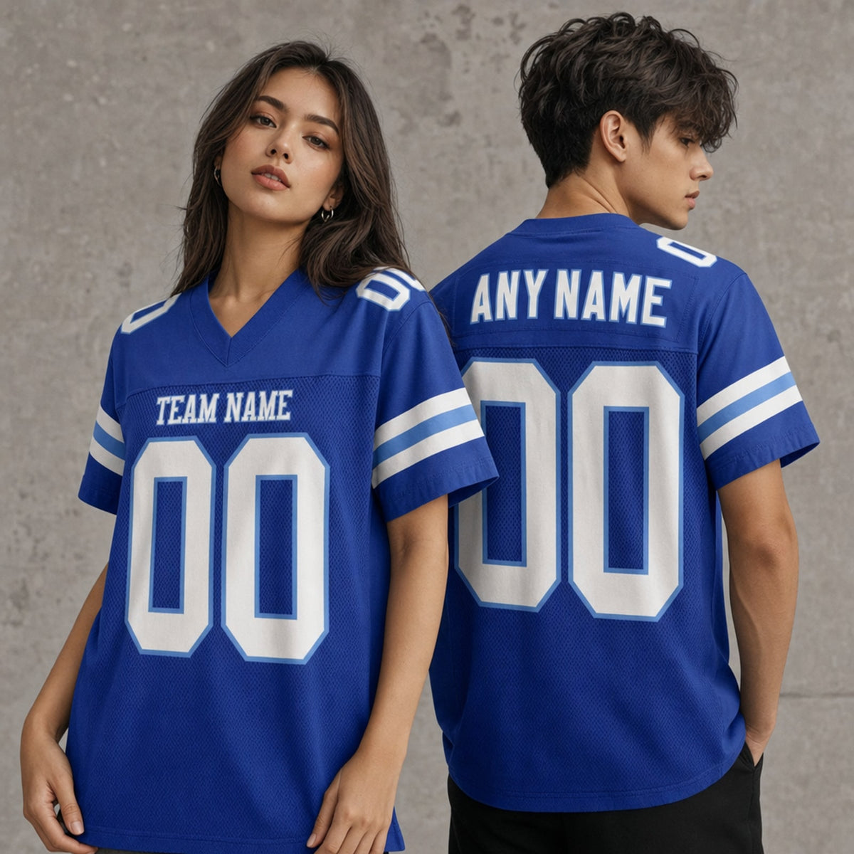 Mesh Football Jersey Custom Athletic Fit - 2