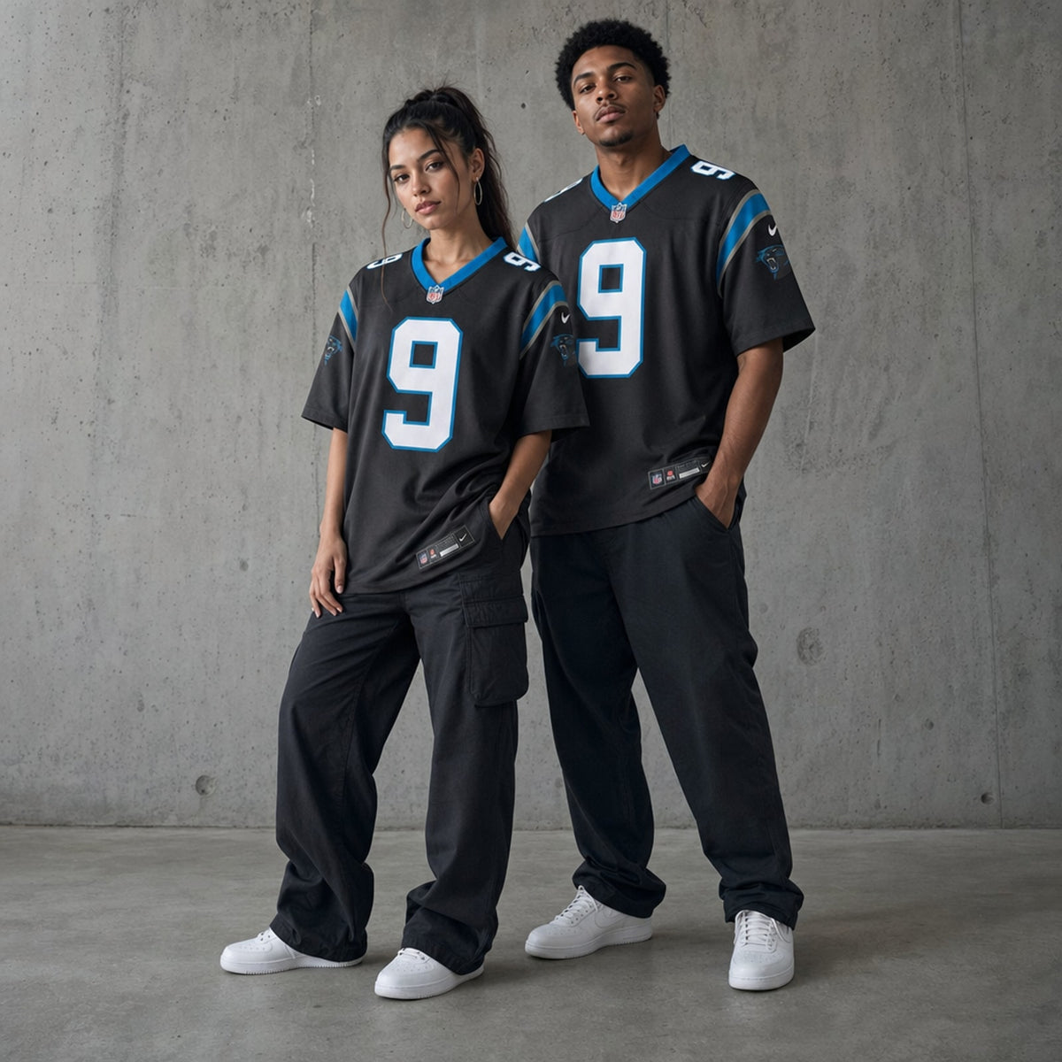 Carolina Panthers Bryce Young Black Game Jersey - 3