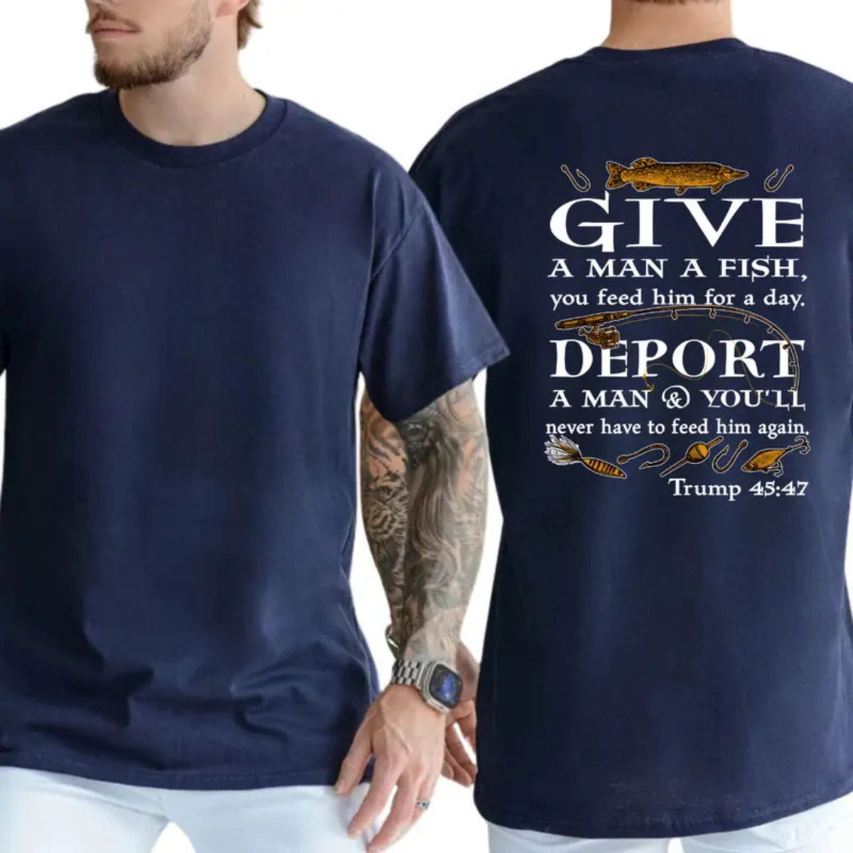 Deport A Man Political Satire T Shirt Heavyweight Conservative Graphic Tee.jpg