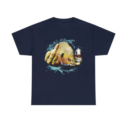 Dope Bluegill Fishing T Shirt Funny Attitude Fish Graphic Tee Unisex Cotton Shirt.jpg