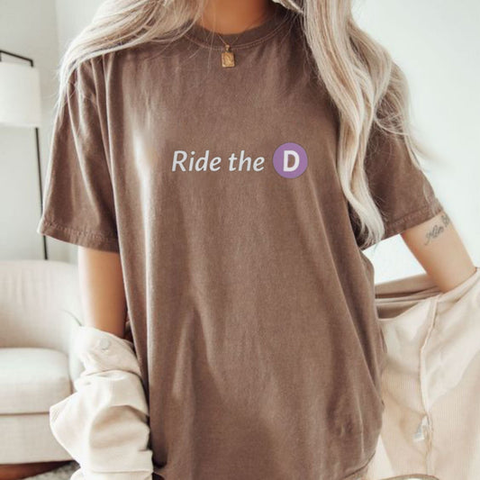 LA Metro Ride the Line T Shirt Retro Transit Graphic Tee Unisex Cotton Shirt.jpg