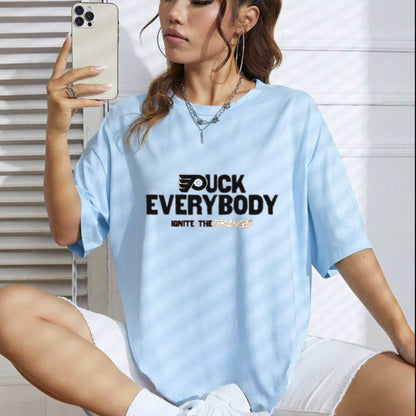 Puck Everybody Funny Hockey T Shirt Sarcastic Sports Graphic Tee Unisex Cotton Shirt.jpg