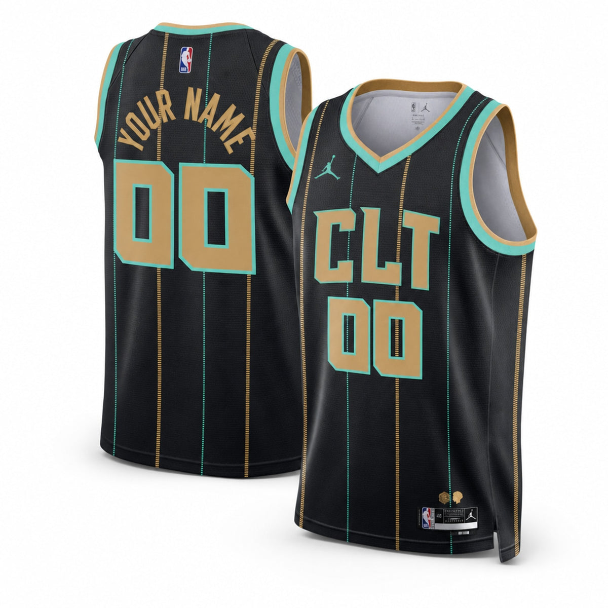 Charlotte Hornets Custom City Edition Swingman Jersey - 1