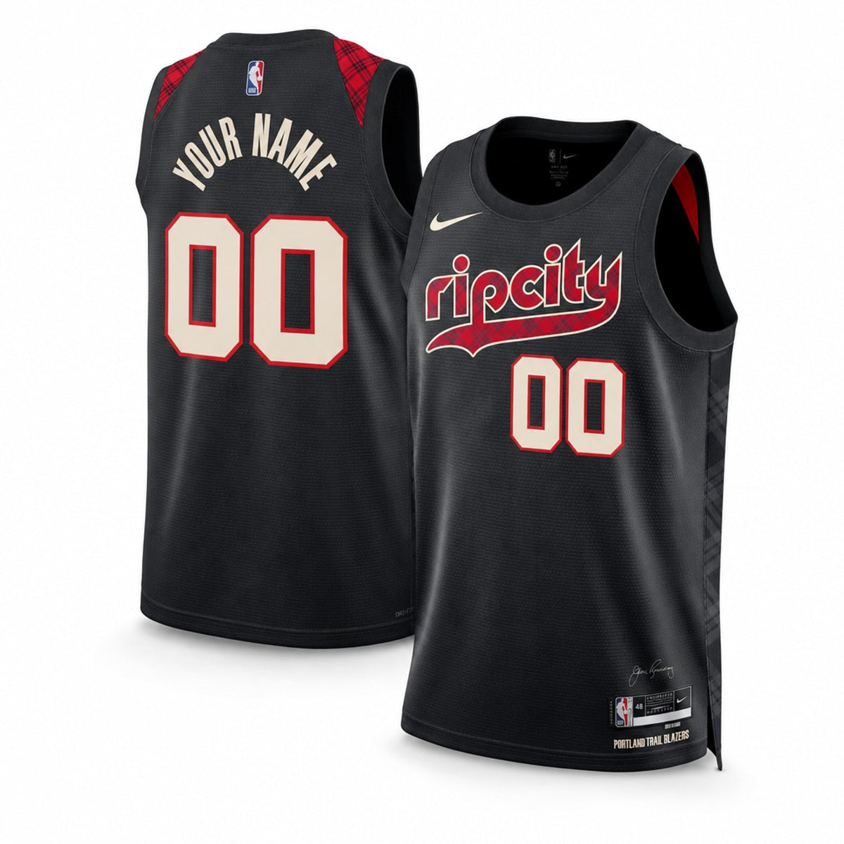 Portland Trail Blazers Custom City Edition Swingman Jersey - 1