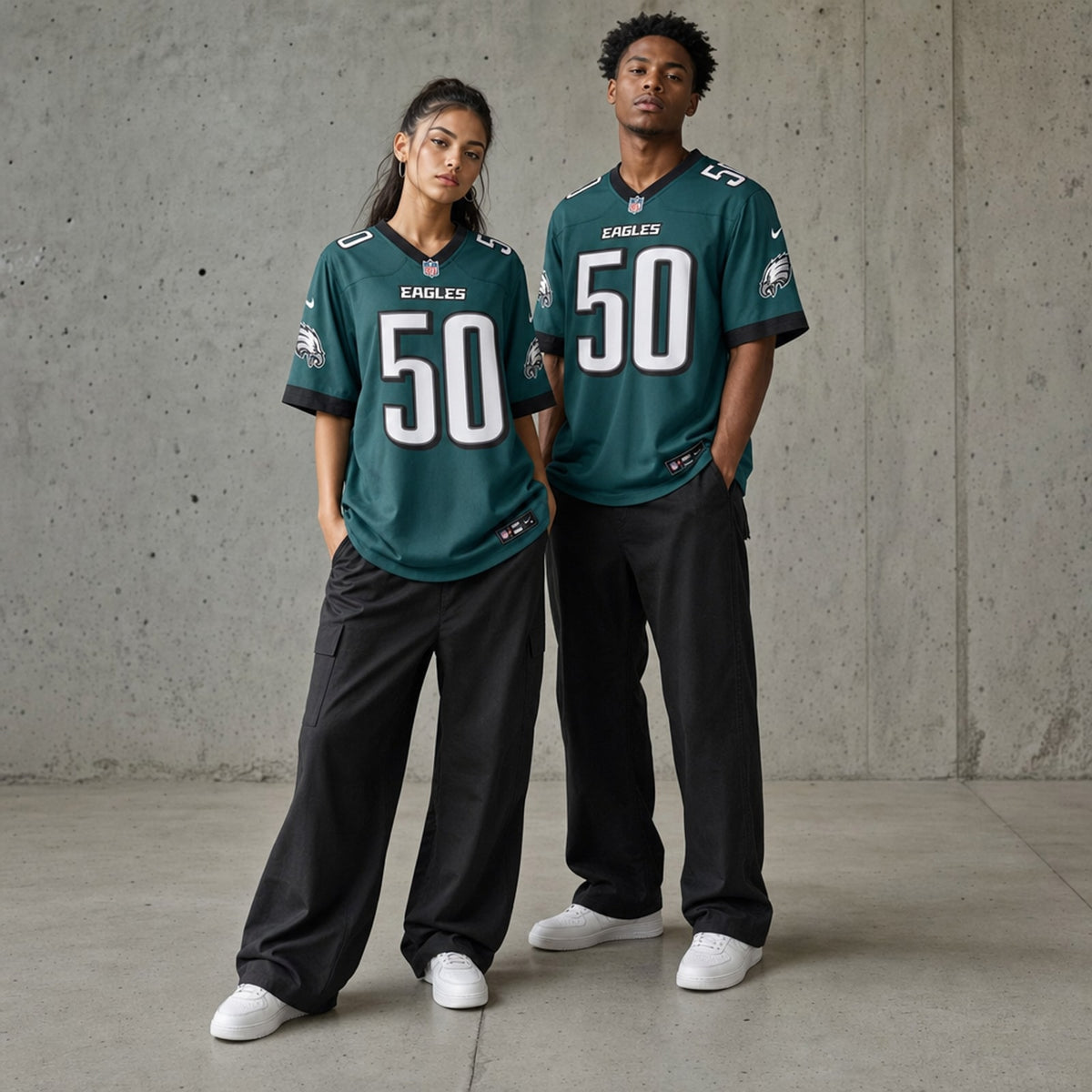 Philadelphia Eagles Keyshawn James-Newby Game Jersey - 3