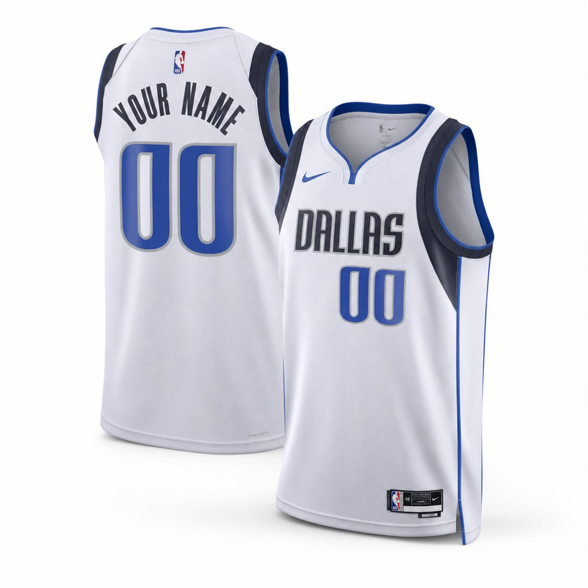 Dallas Mavericks Custom Association Swingman Jersey - 1
