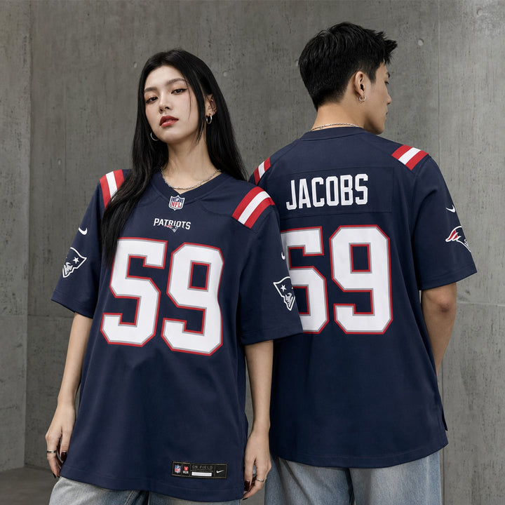 New England Patriots Khalil Jacobs Game Jersey