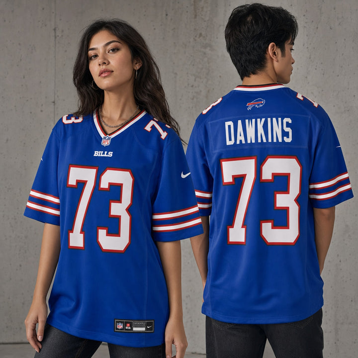 Buffalo Bills Dion Dawkins Game Jersey Loose Fit