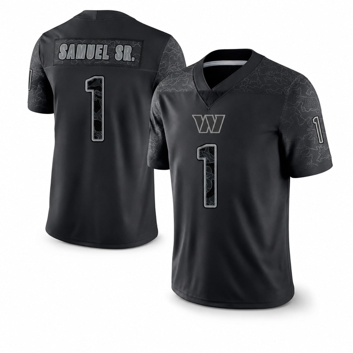 W.Commanders Deebo Samuel Sr Reflective Limited Jersey - 1