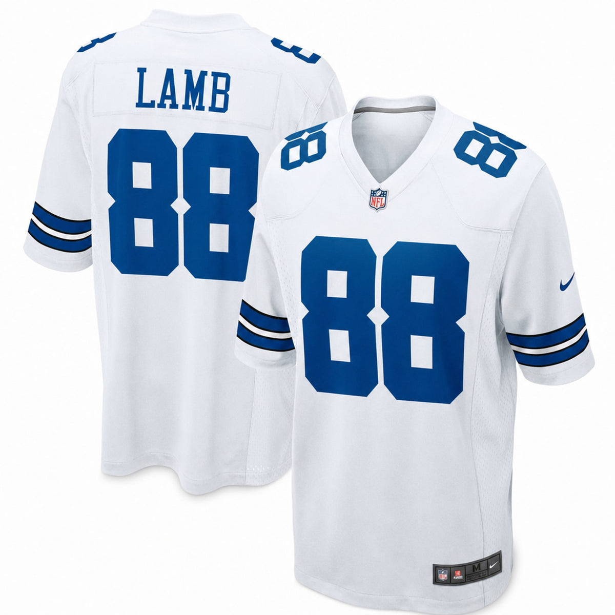Dallas Cowboys CeeDee Lamb Navy Game Jersey - 5