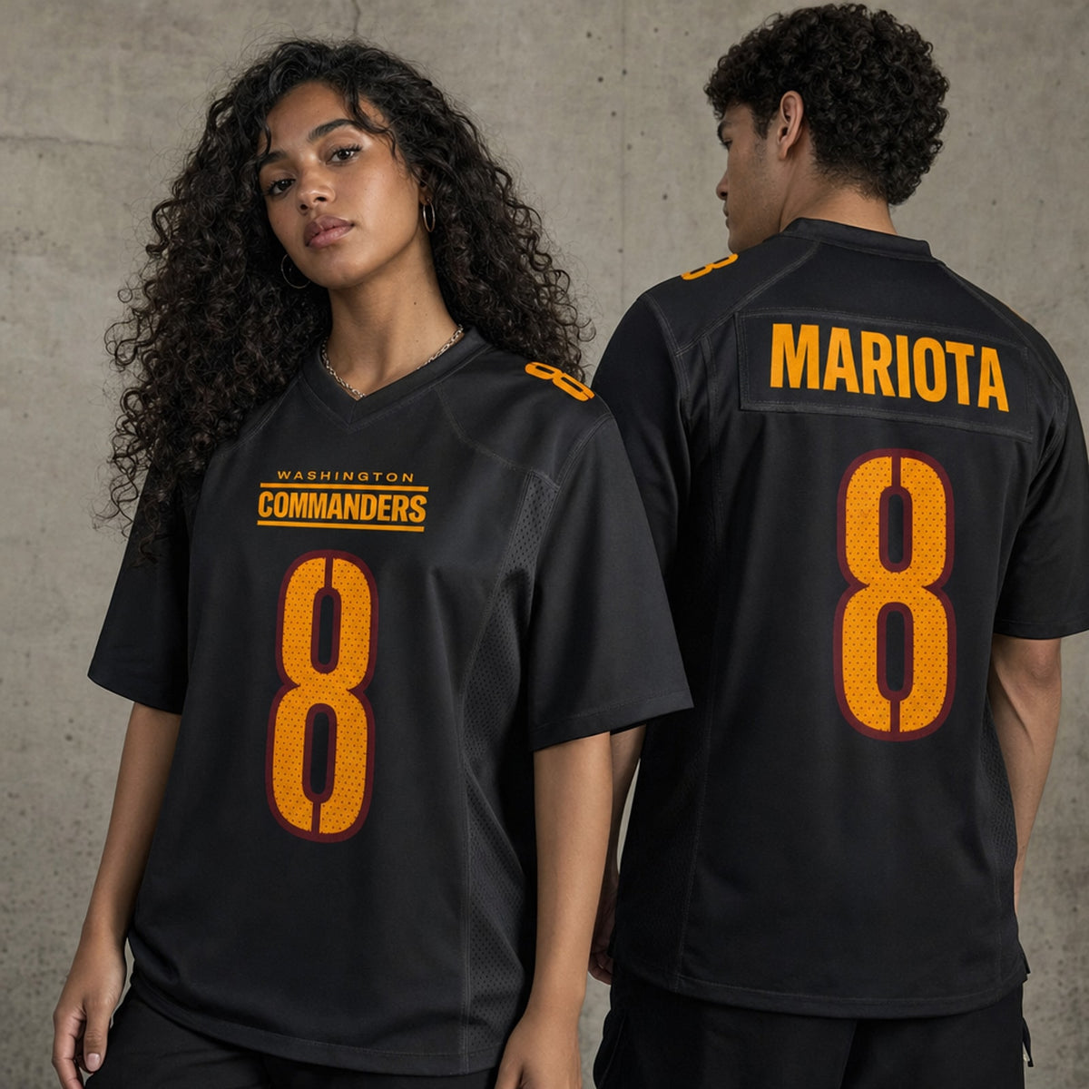 W.Commanders #8 Marcus Mariota Fashion Game Jersey - 2