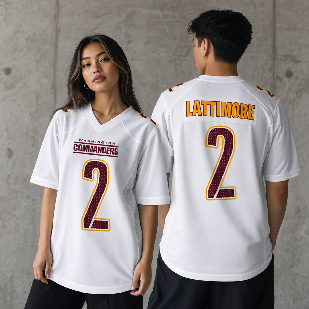 W.Commanders Marshon Lattimore Player Fashion Jersey - 2