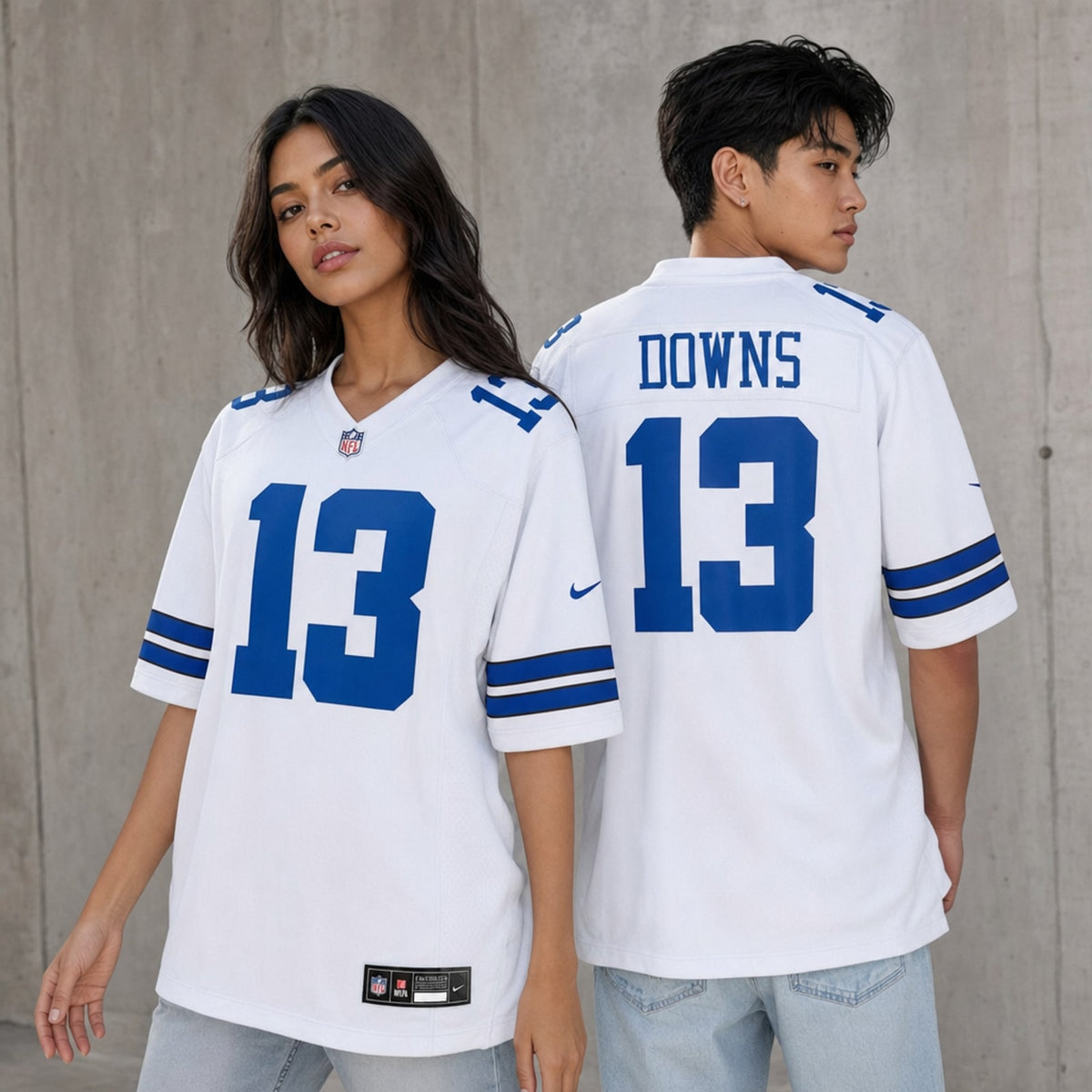 Dallas Cowboys Caleb Downs White Game Jersey - 2