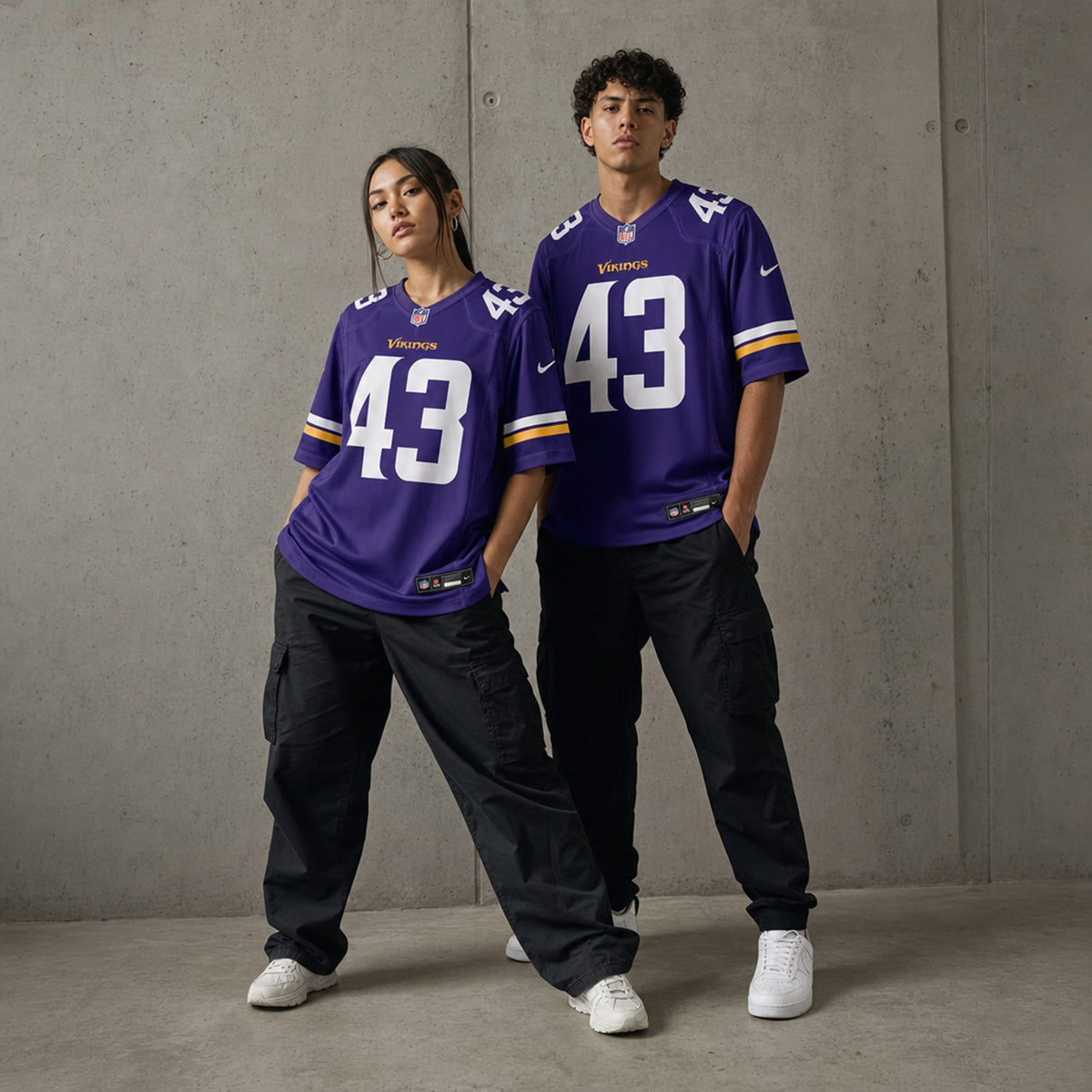 Minnesota Vikings Andrew Van Ginkel Purple Game Jersey - 3