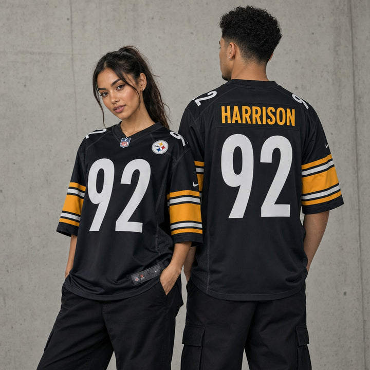 Pittsburgh Steelers James Harrison Game Jersey Retired Style