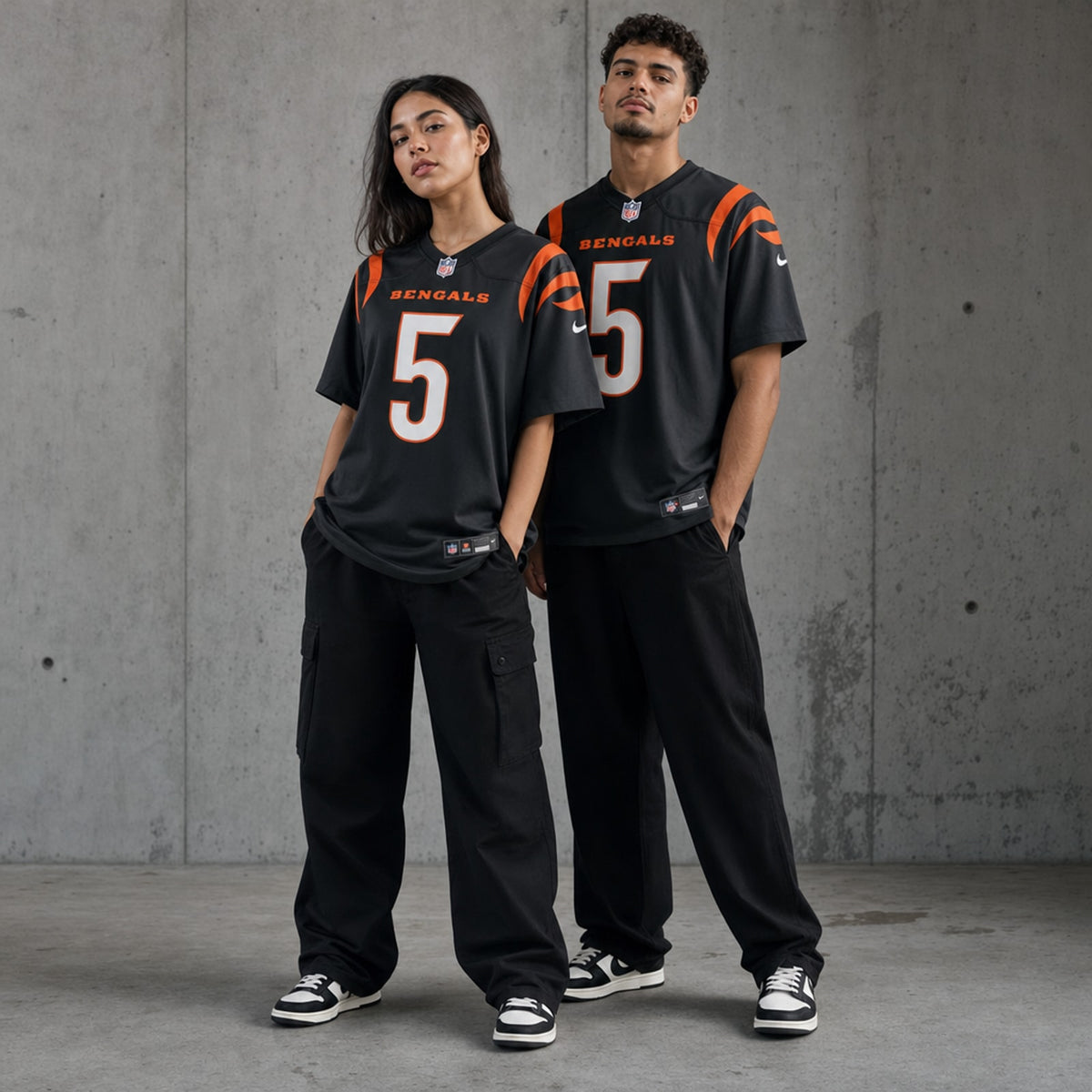 Cincinnati Bengals Tee Higgins Black Game Jersey - 3
