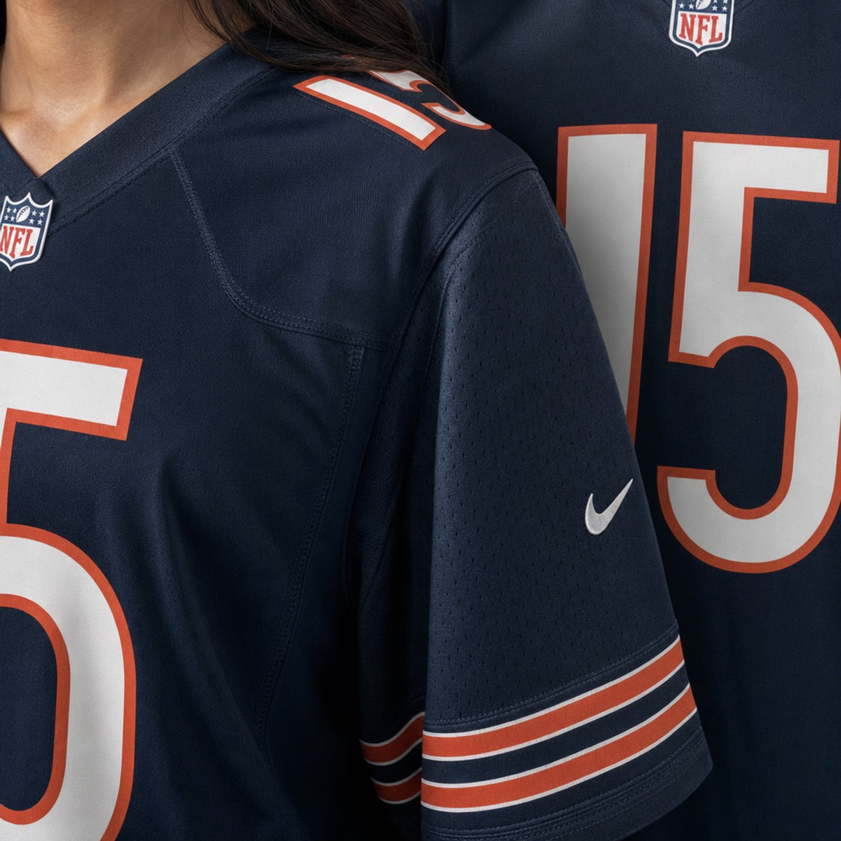 Chicago Bears Rome Odunze Game Jersey Loose Fit - 4