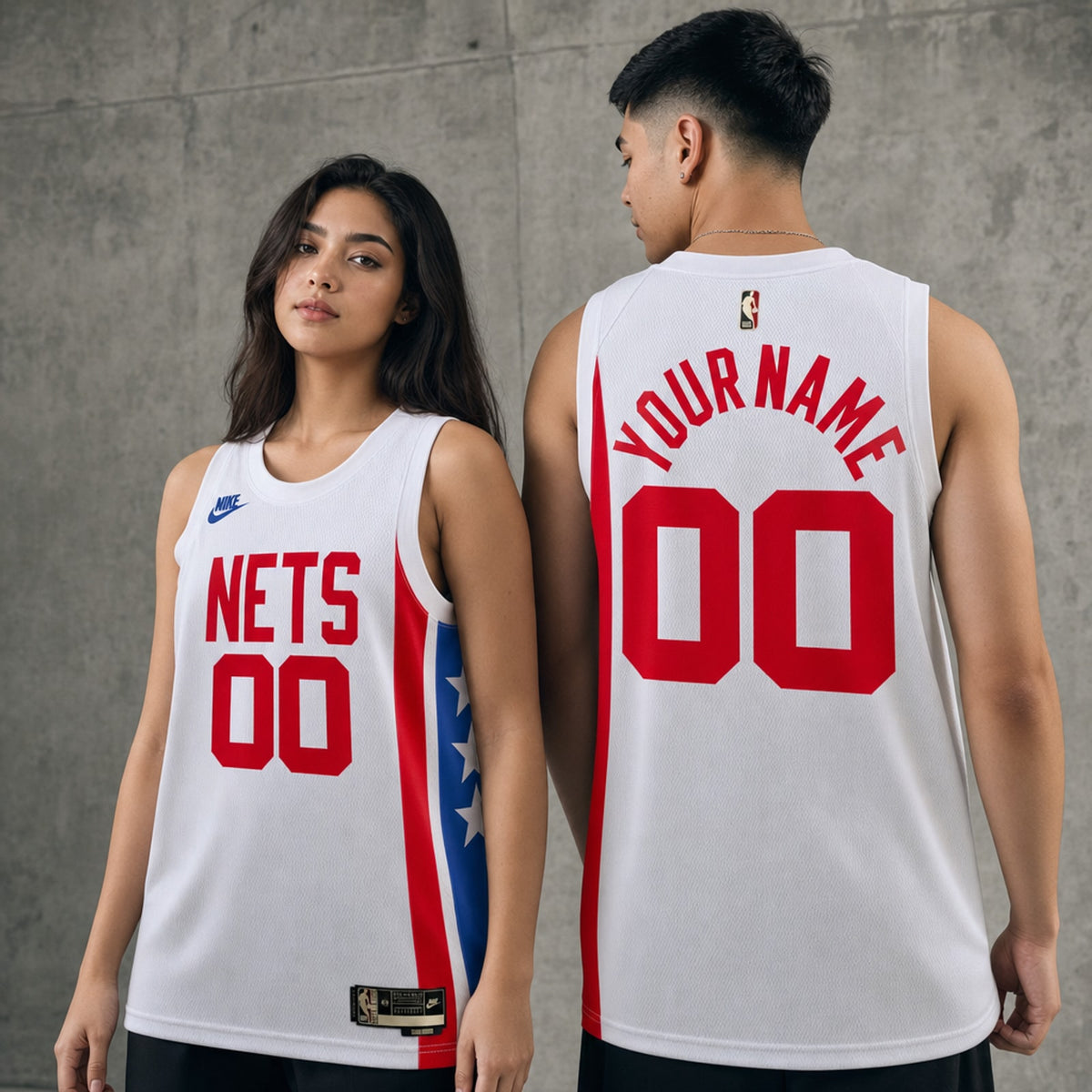 Brooklyn Nets Polyester Customized Classic Jersey - 3