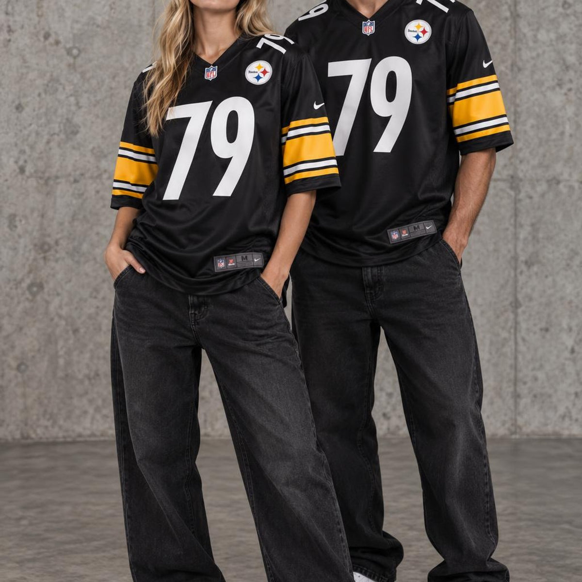 Men's Pittsburgh Steelers Renell Wren Black Game Jersey JS9242 - 3