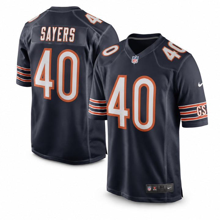 Chicago Bears Gale Sayers Retired Player Game Jersey
