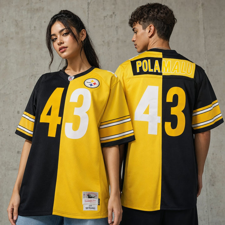 Pittsburgh Steelers Troy Polamalu Split Legacy Jersey
